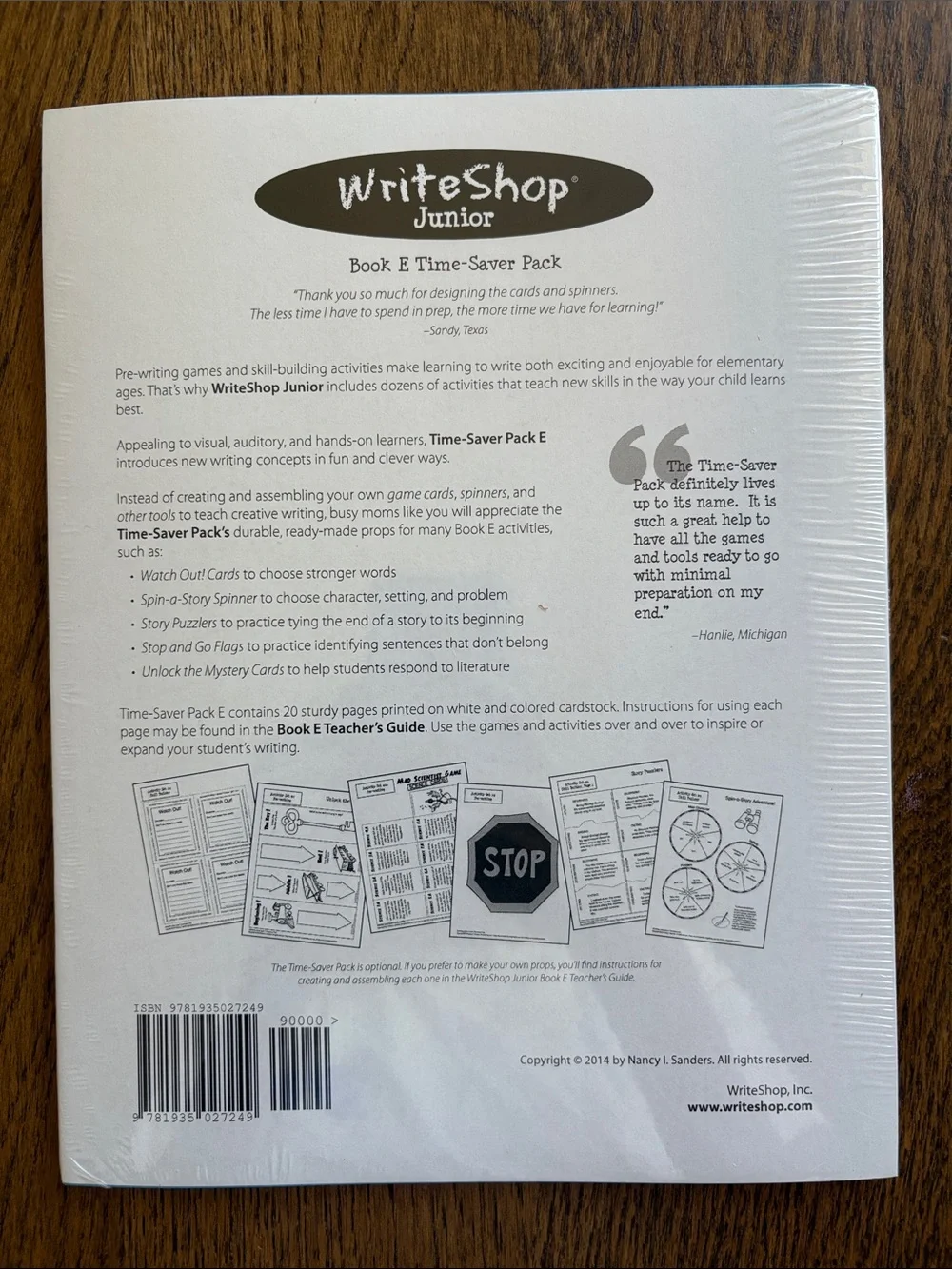 NEW WriteShop Junior Book E Time Saver Pack | homeschool